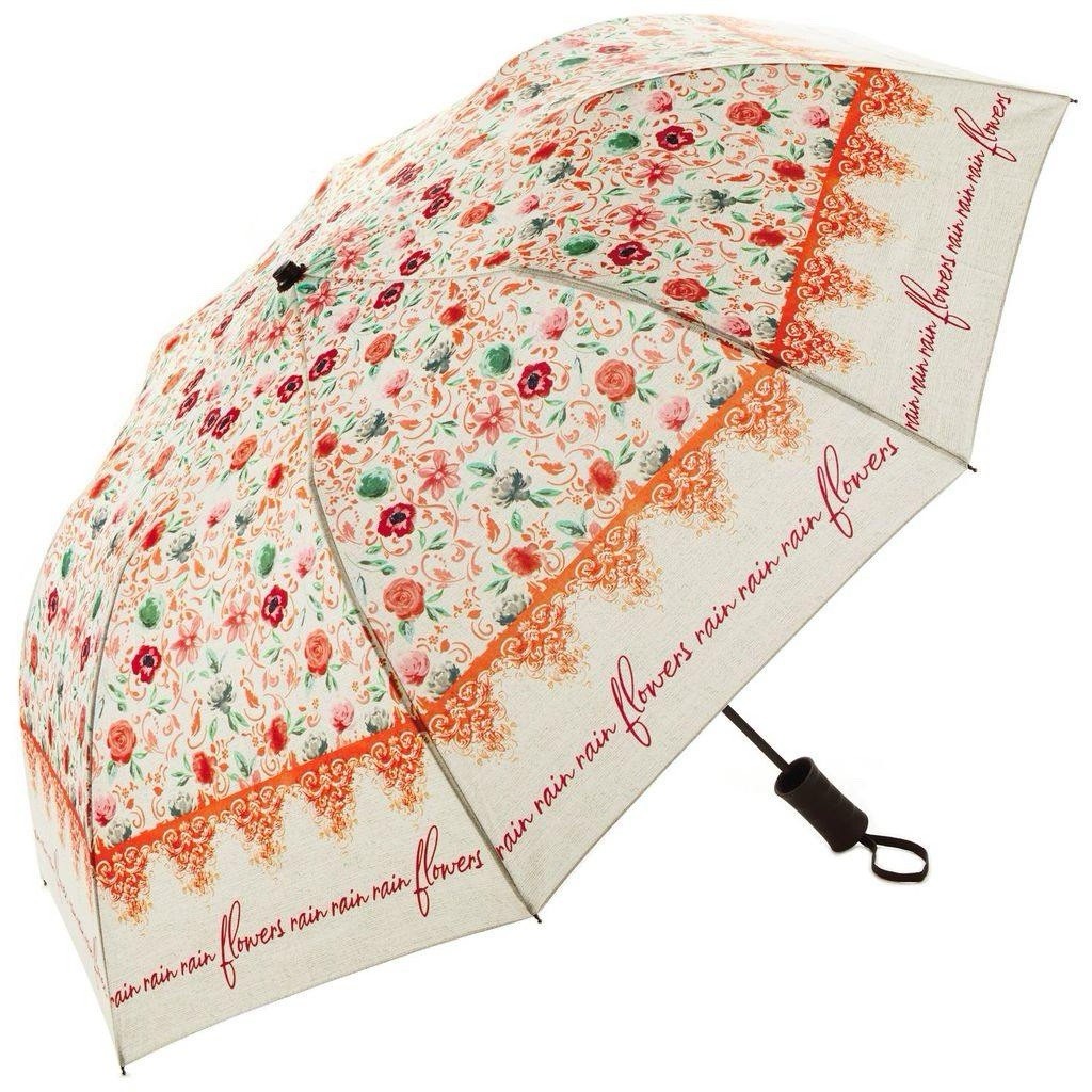 Hallmark-Patina Vie Rain Flowers Umbrella