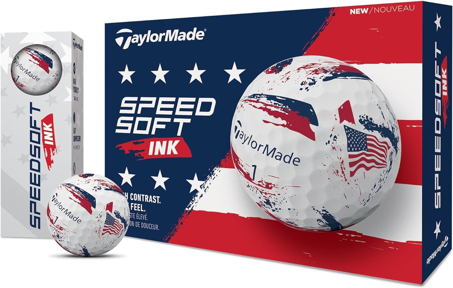 TaylorMade SpeedSoft Golf Balls: Extreme Distance, Ultra-Soft Feel
