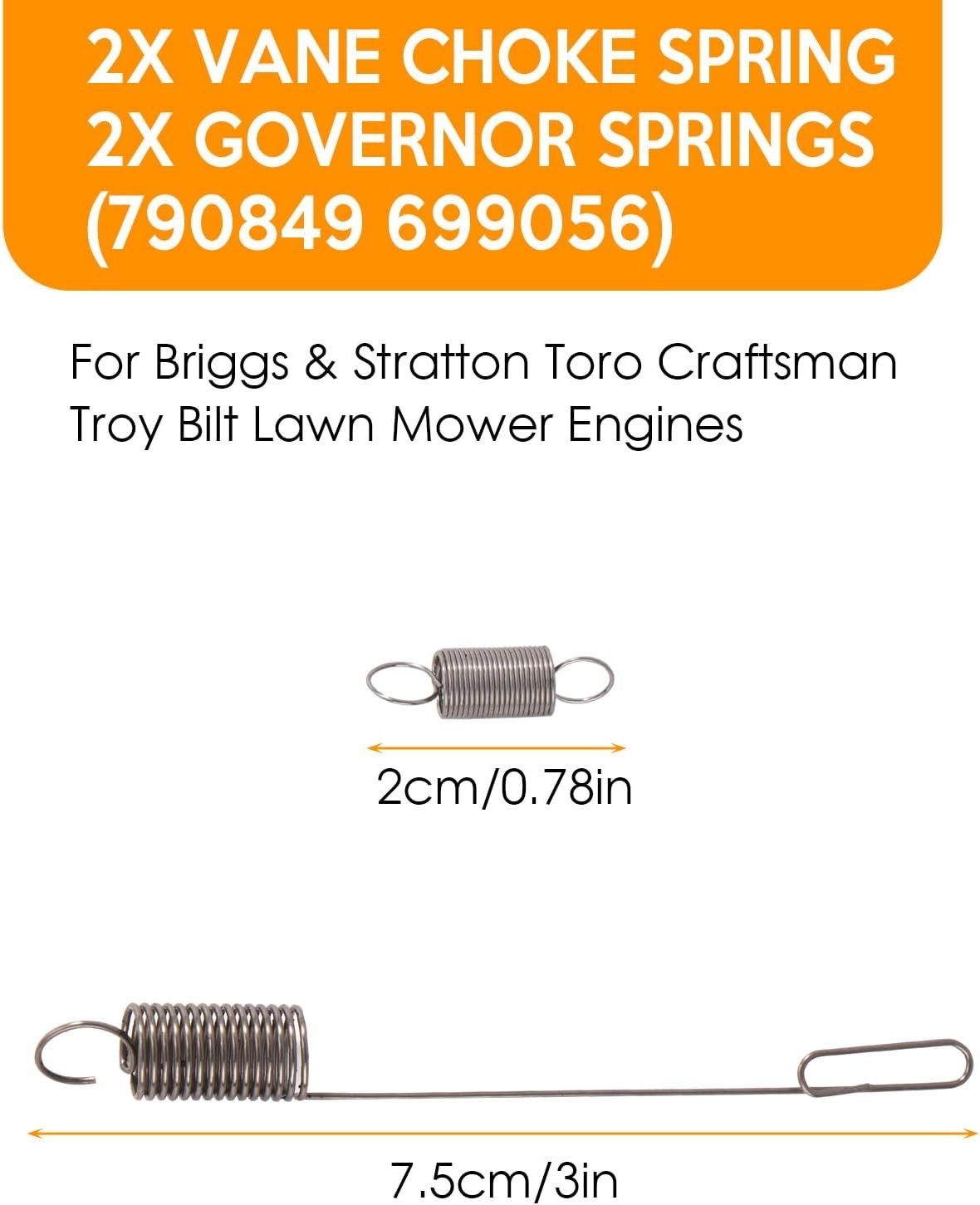 36 Pack Throttle Springs Assortment Throttle Return Springs Linkage Kit Speed...