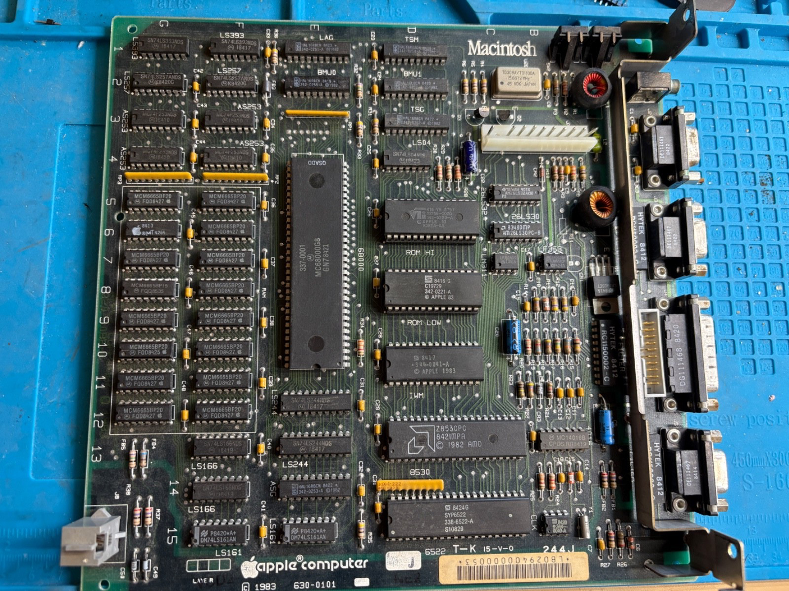 Macintosh 1984 128k computer - Recapped & Restored - Apple Mac M0001