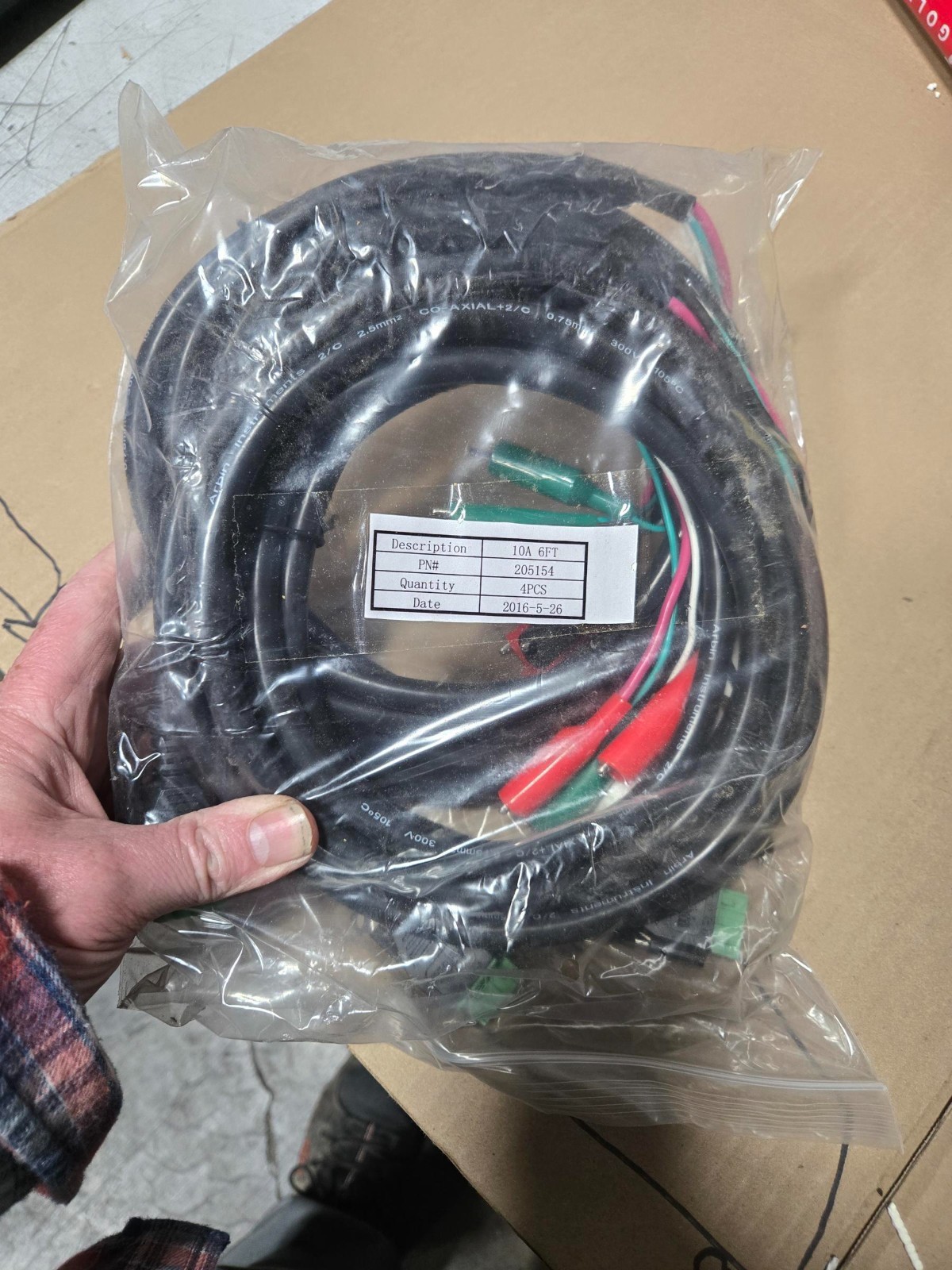4pc Bag - Arbin 205154 I/V Cable 10A 6FT IV phnx to algtr