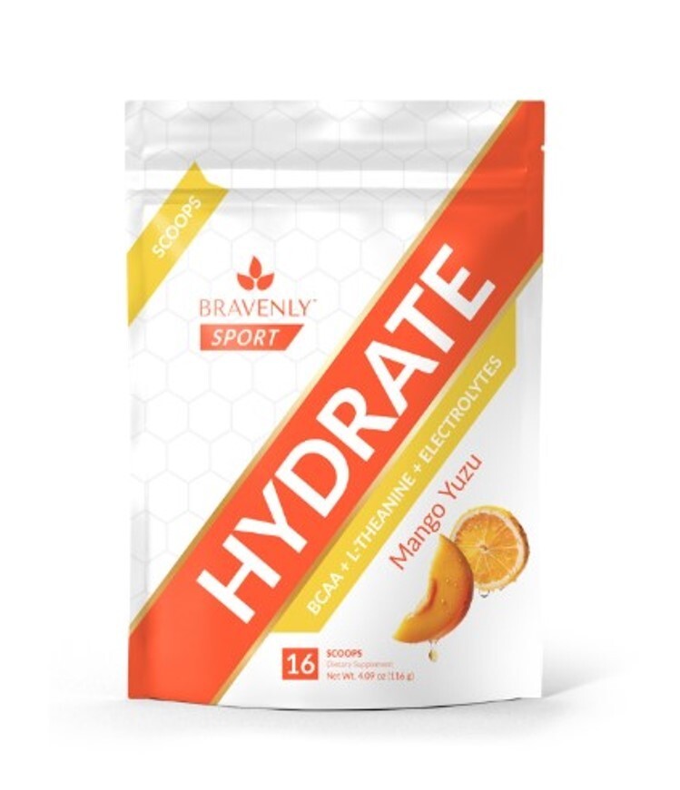 Hydrate – Mango Yuzu Electrolyte Drink Mix | 16‑Serving Bag - NEW