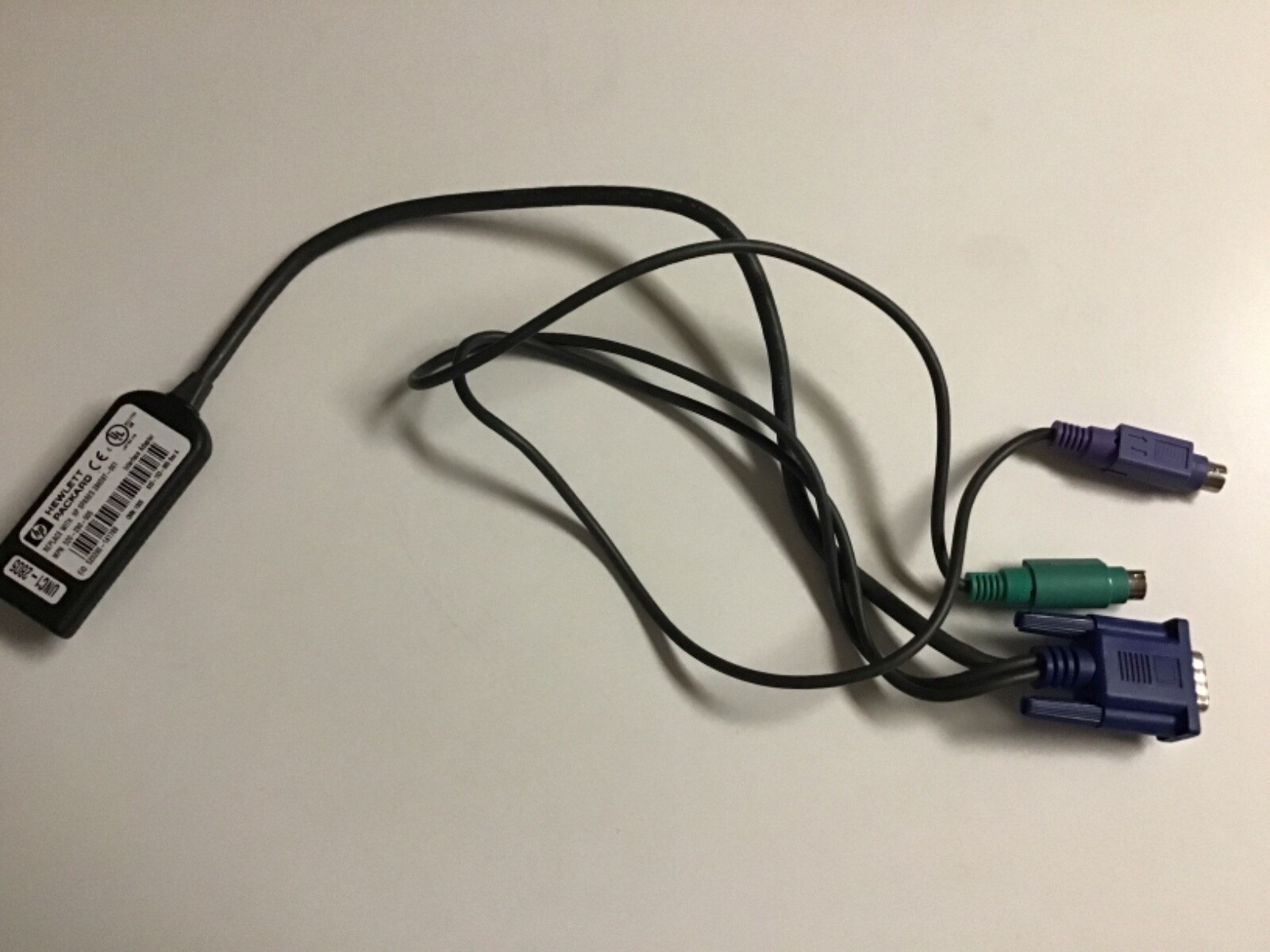 HP Console IP KVM Switch Interface Adapter Cable 286597-001 VGA Keyboard Mouse