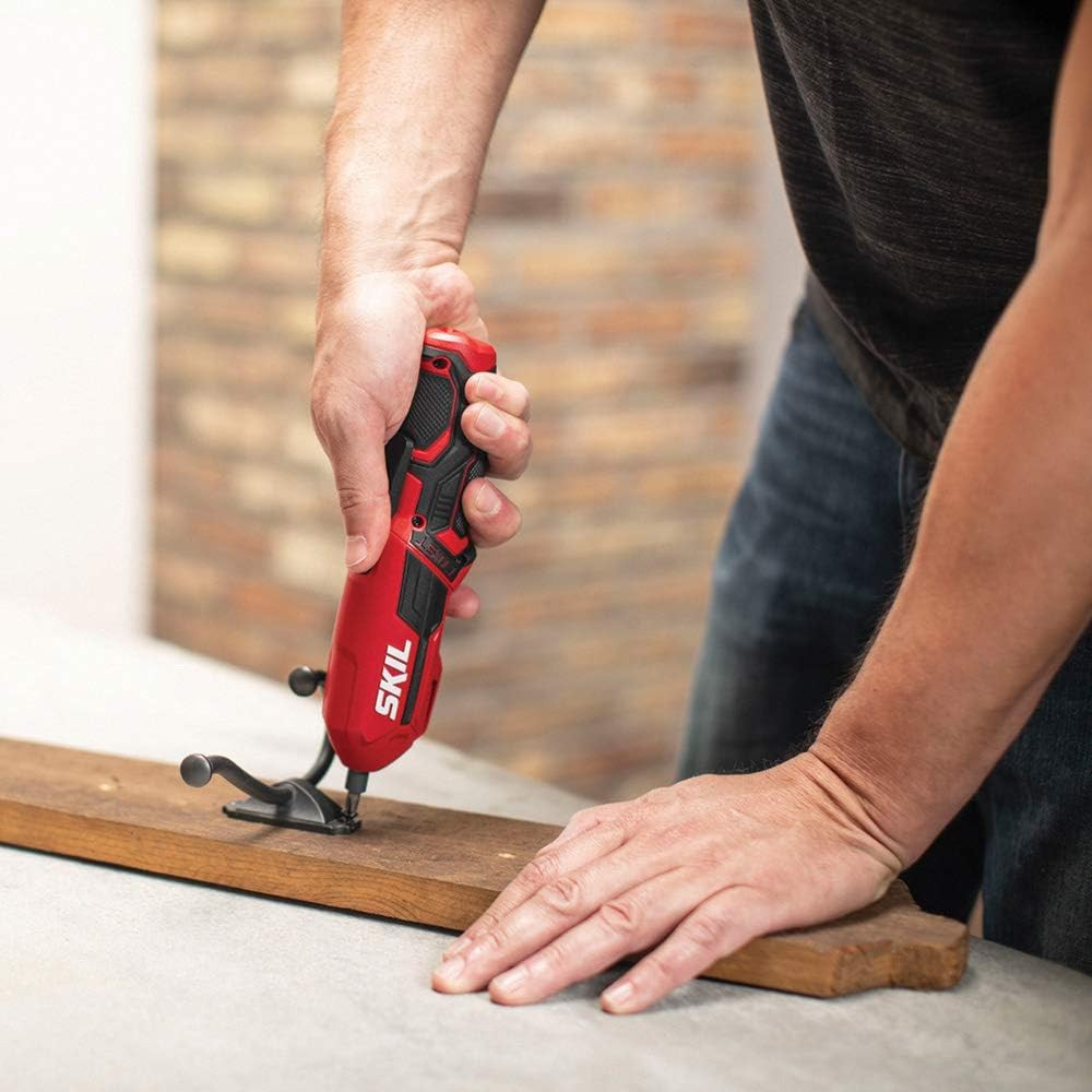 4V Pivot Grip Rechargeable Cordless Screwdriver, Includes 9Pcs Bit, 1Pc Bit Hold