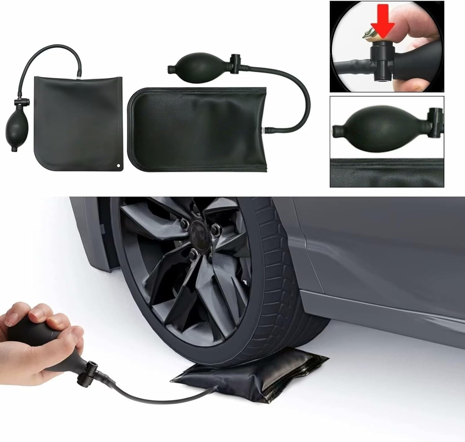 23pc Car Repair Tool Kit Portable Automotive Tool Set with Carrying Bag for Cars