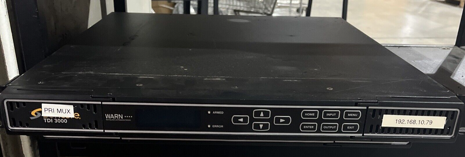SENCORE TDI 3000 TRANSPORT STREAM DATA INJECTOR