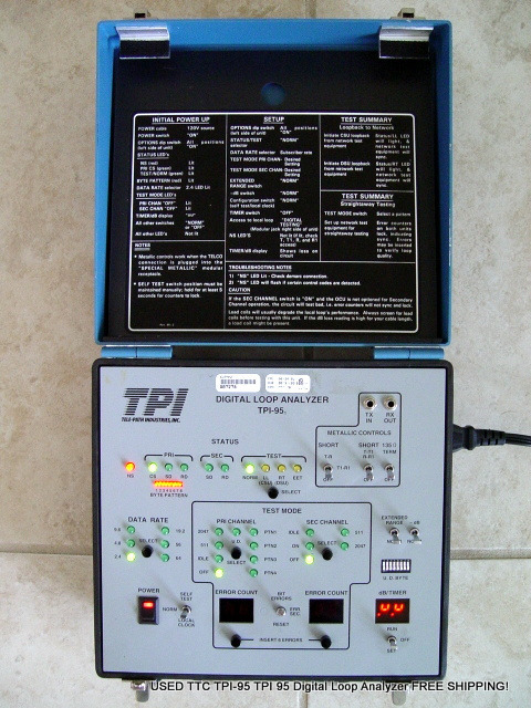 USED TTC TPI-95 TPI 95 Digital Loop Analyzer FREE SHIPPING!