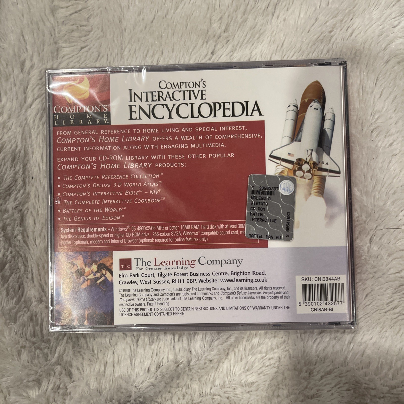 Compton's Interactive Encyclopedia (CD Rom, 1998)