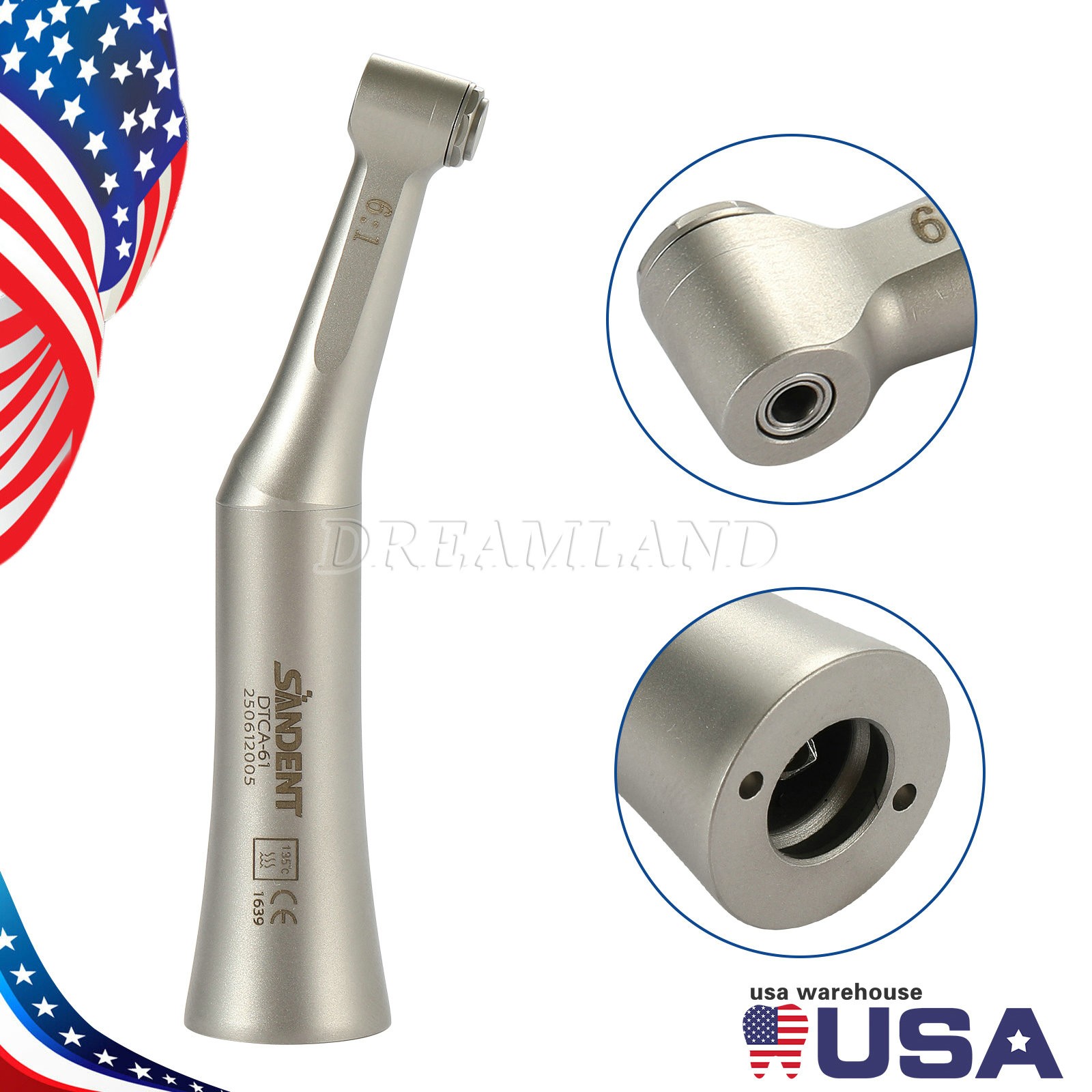Dental 6:1 Reduction Endo Contra Angle Handpiece/ Engine Niti Files 25mm E2