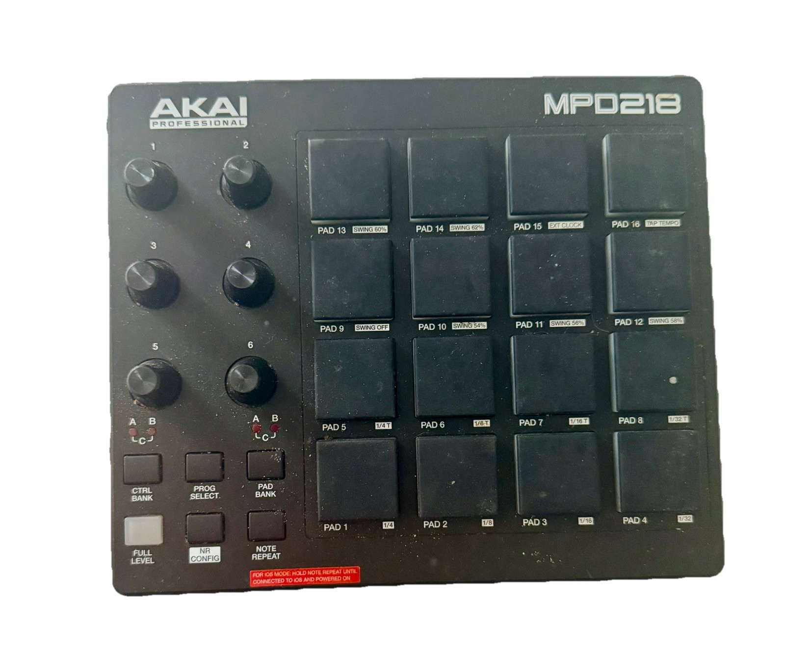 AKAI Professional MPD218 USB MIDI Controller 16 MPC Drum Pads - Used