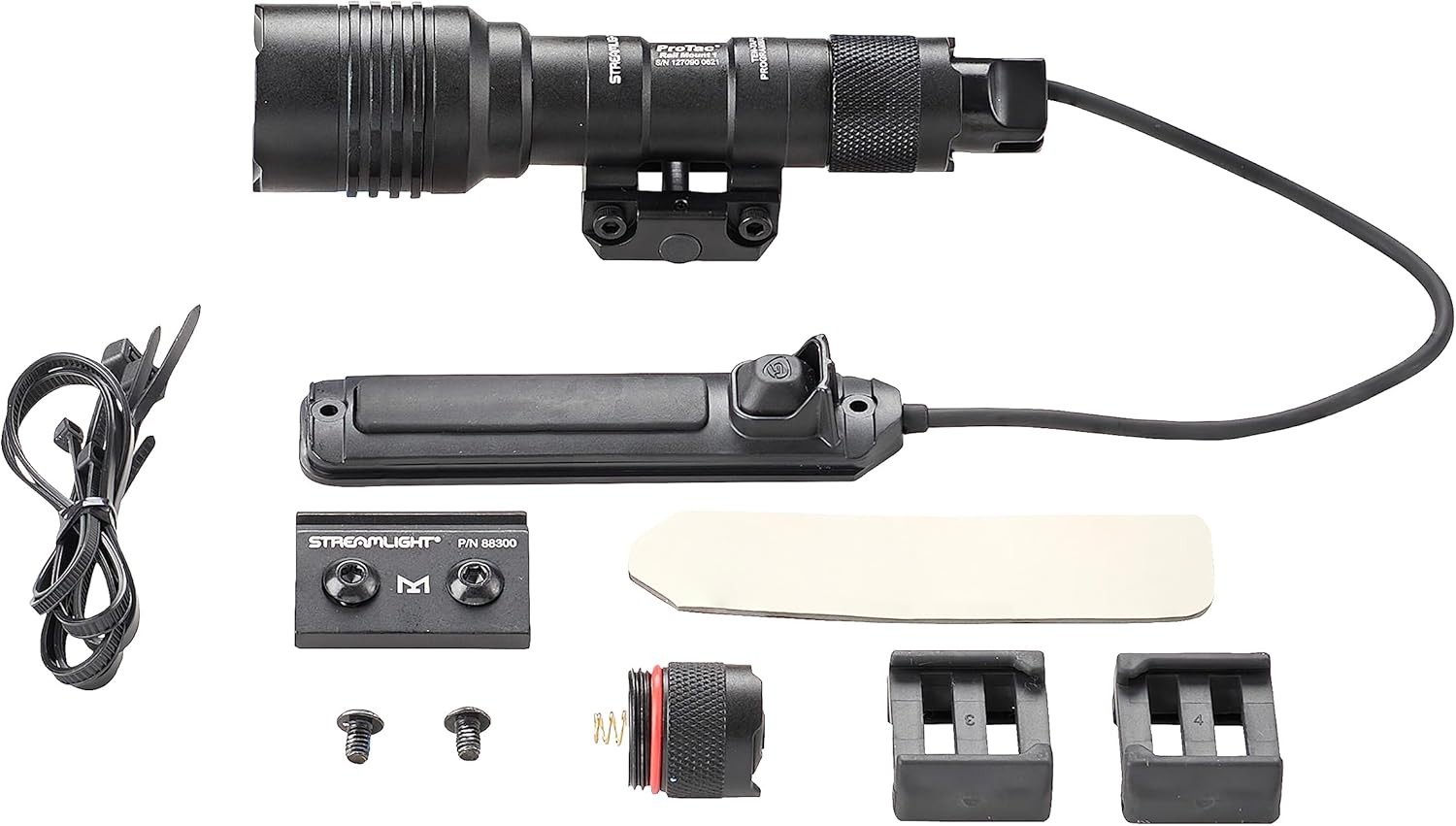 Streamlight 88058 ProTac Rail Mount 1 350-Lumen Multi-Fuel Weapon Light with CR1