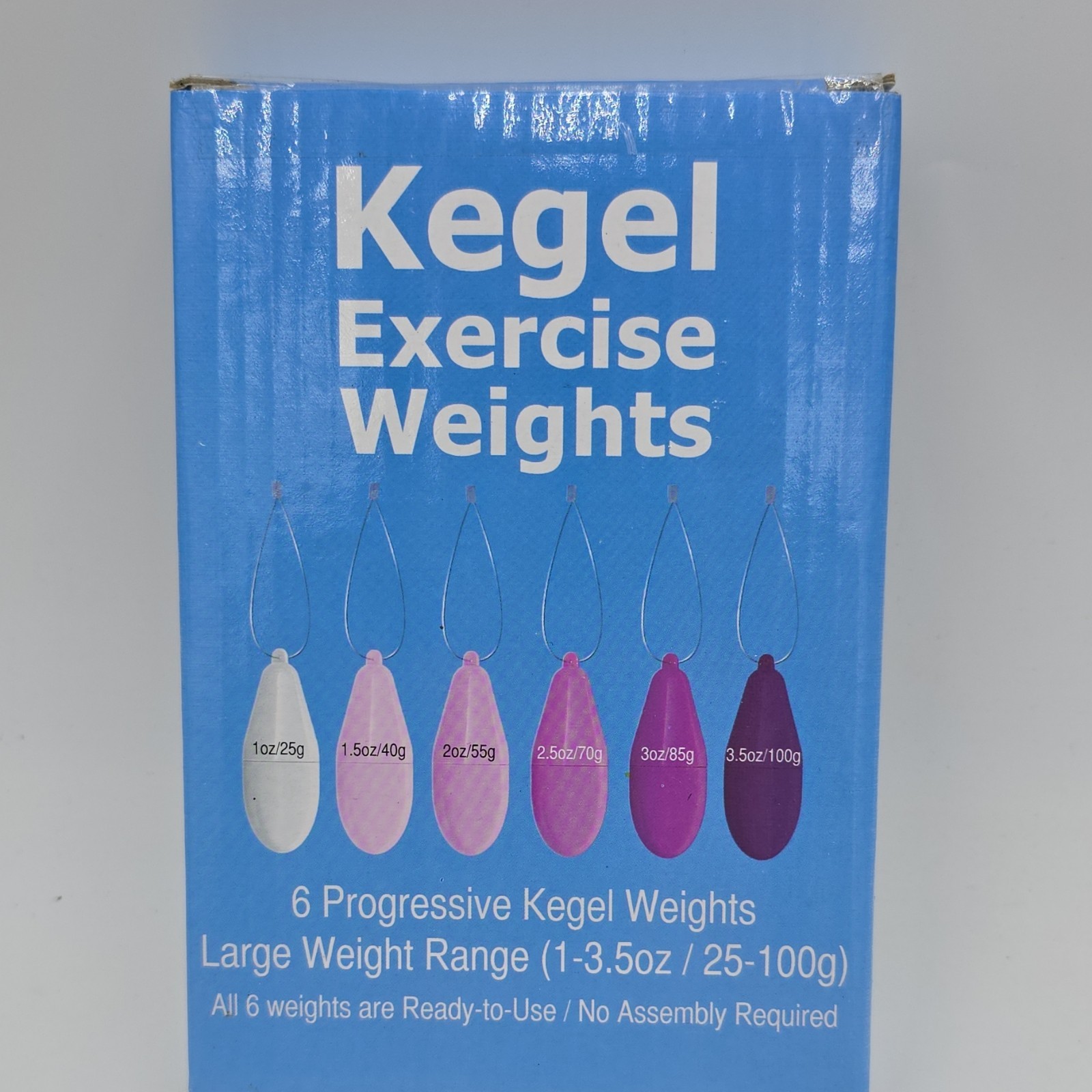 Kegel Exercise Weights 6 Progressive Kegel 1-3,5 Oz 25-100g