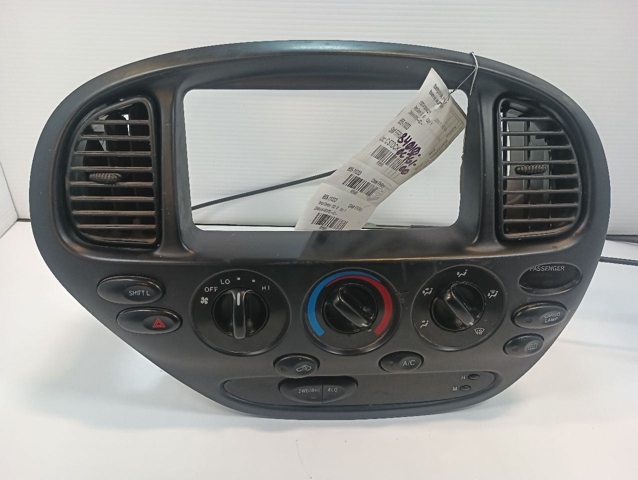 Temperature Control With Faceplate With AC From 2005 TUNDRA (12655652