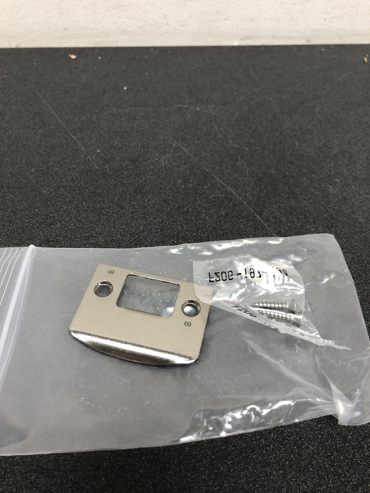Schlage 10026619 1 5/8" x 2 1/4" Full Lip Strike Plate - Satin Nickel