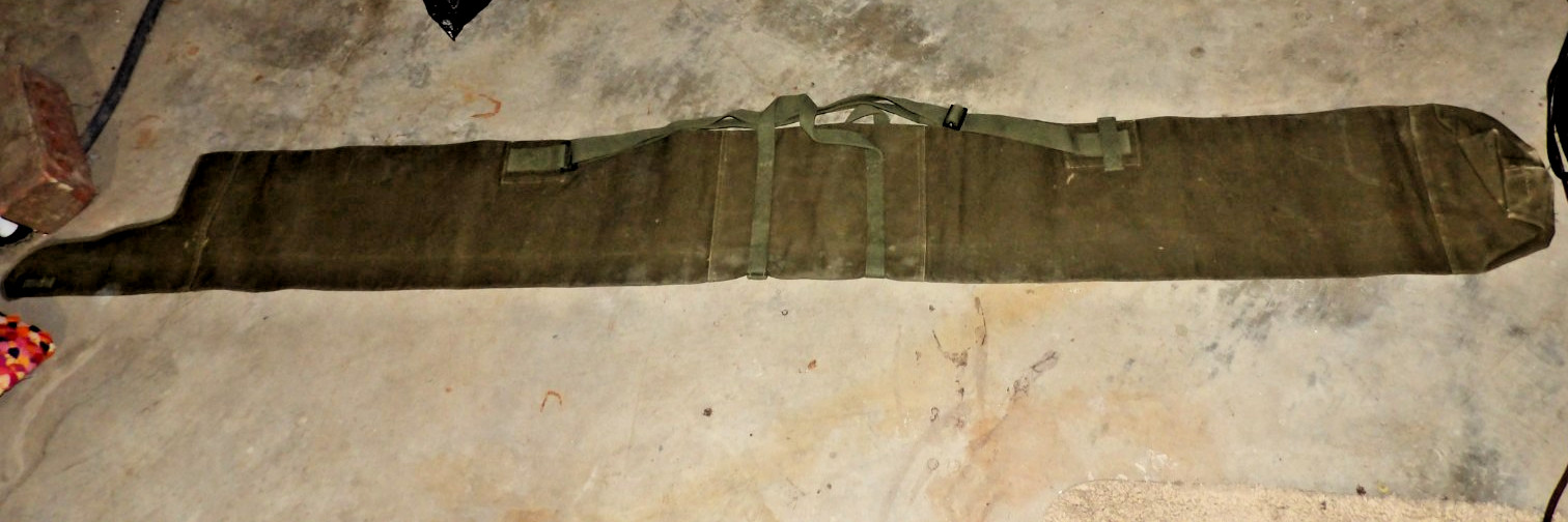 Photographic Screen Case Vietnam Era 60s Olive Green US Military Army Canvas