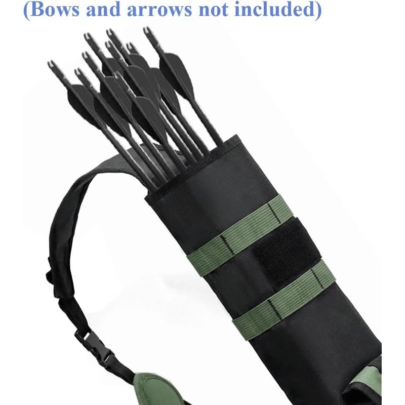 Durable Arrow Quiver W/ Adjustable Shoulder Strap Molle System Archery New