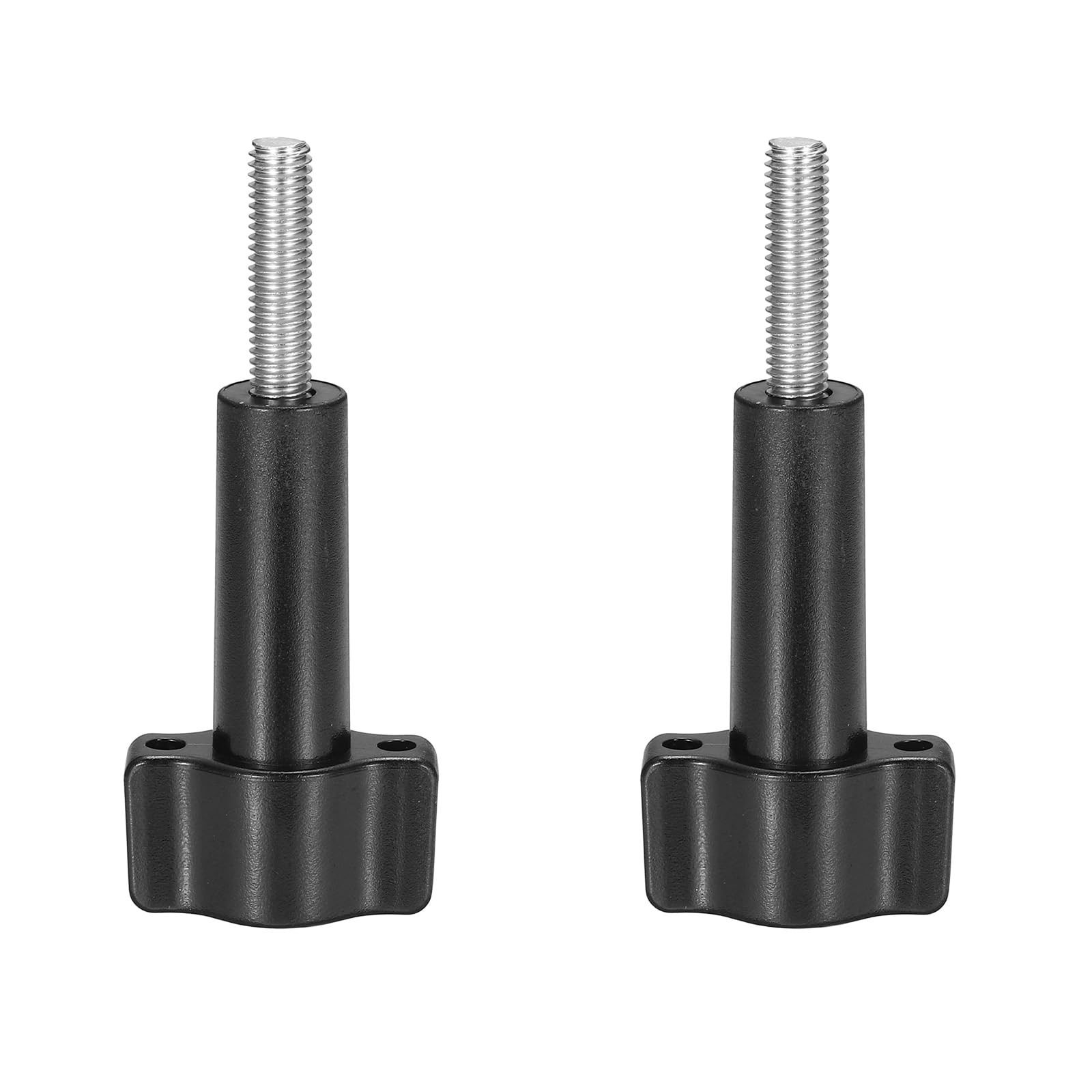 PATIKIL 2 Pcs Aluminum Thumbscrew, Long Thumb Screw with Cap 304 Steel T...