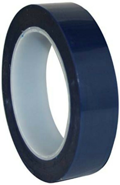 Flash Break Polyester Silicone Film Masking Tape, 2.5 mil Thick, 1" Width, 72 Yd
