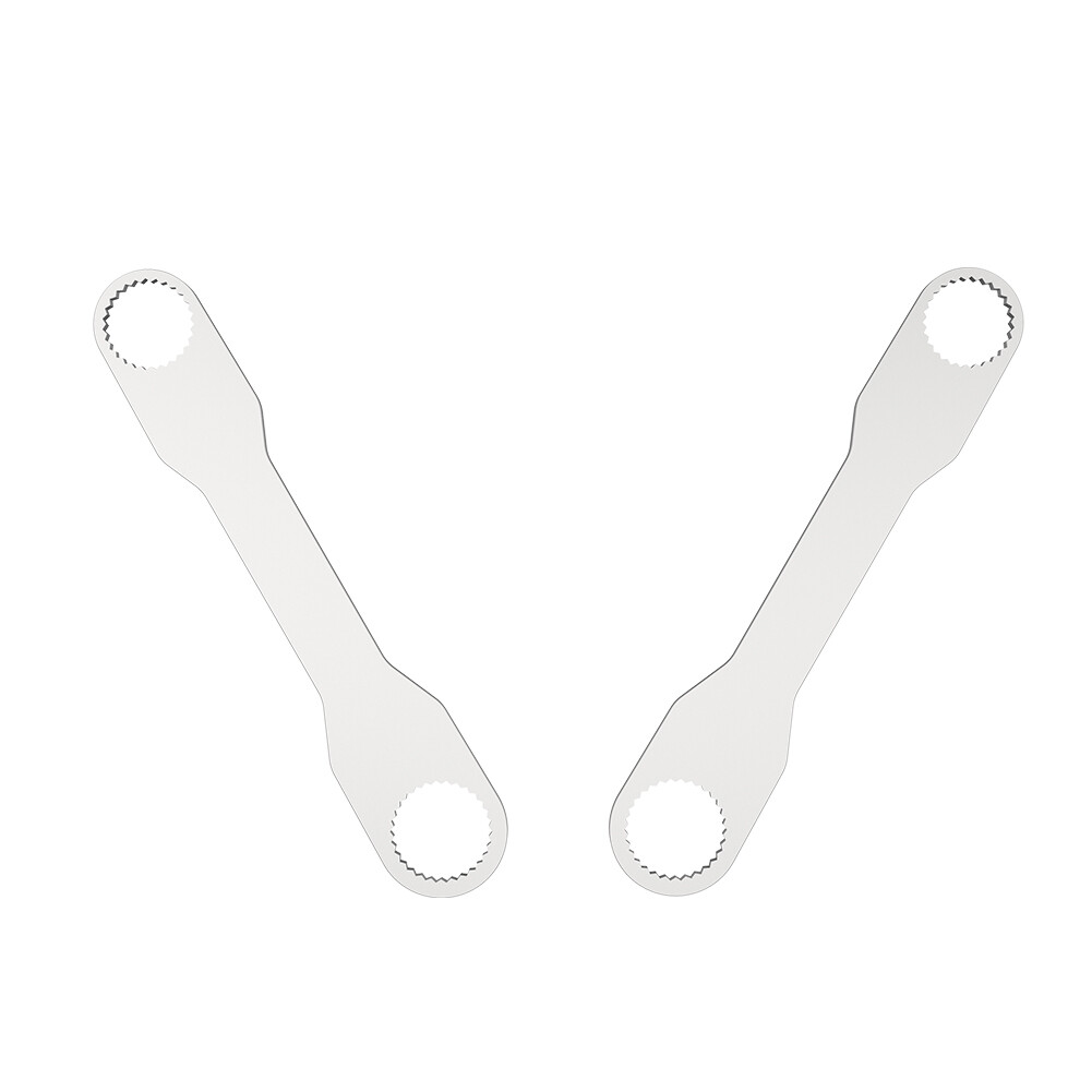 PAIR SLIM Steel Parse Wrench Multi-Tool Spanner for Leatherman Disassembly Tool