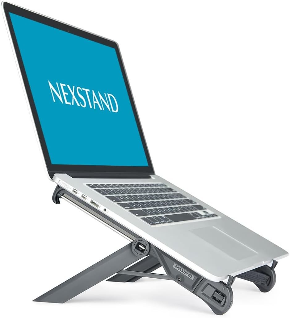K7 Laptop Stand, Foldable Portable Laptop Stand,Black, Lightweight Ergonomic Lap