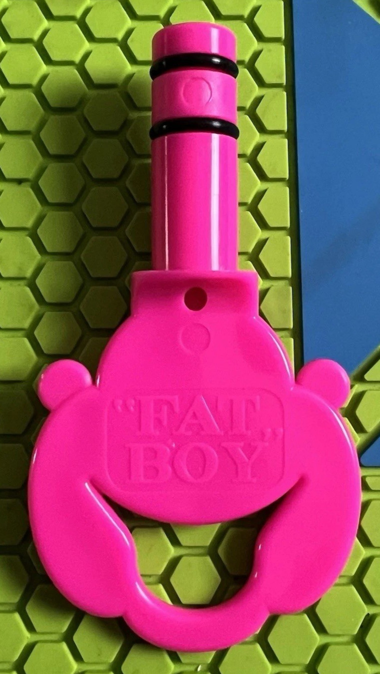 FAT BOY PAINTBALL MARKER BARREL PLUG - HOT PINK - VINTAGE OG NOS