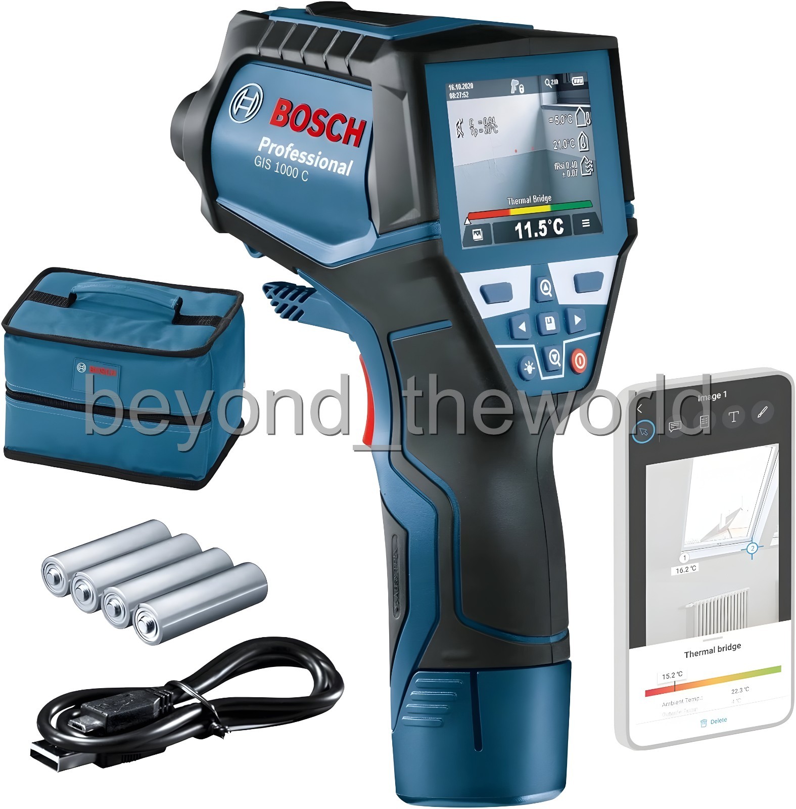Bosch GIS 1000C Pro Detector Infrared Scanner Thermometer Bare Tool ⭐Tracking⭐