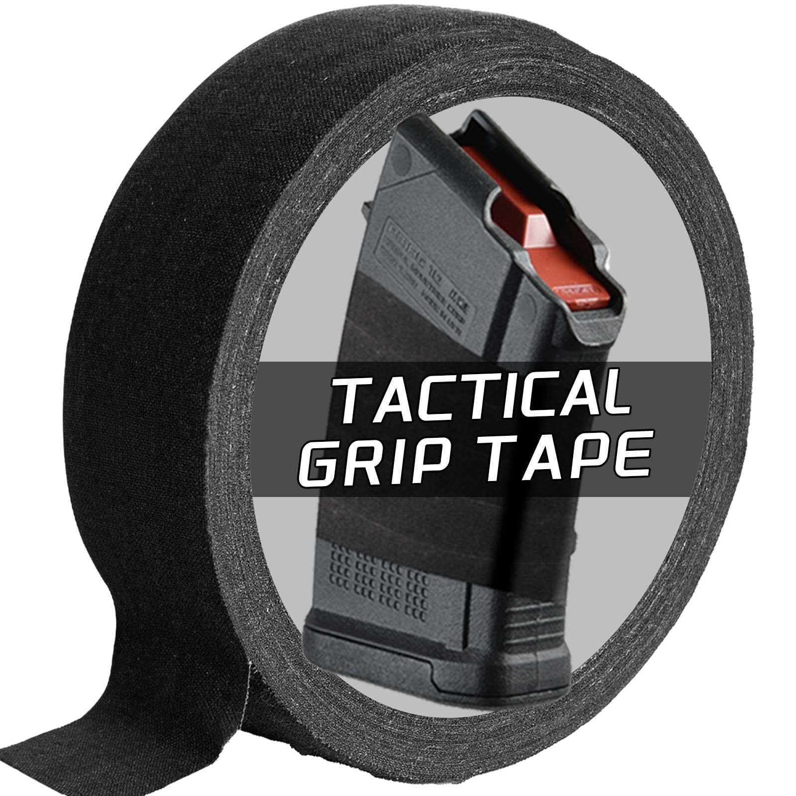 Miaozhun Tactical Tapes, 1 Inch x 27.34 Yards 1 inch x yards, Black
