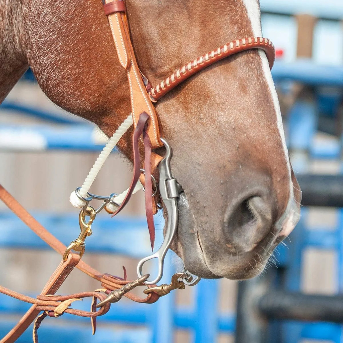 Classic Equine BitLogic Performance Snaffle Long Shank Bit - 5” Mouth, 7 1/2”