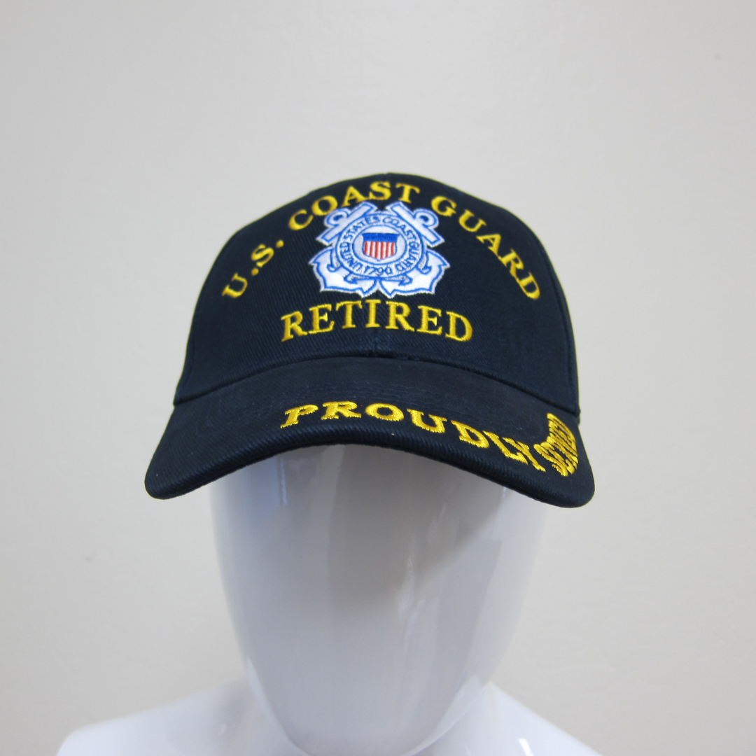 USCG US Coast Guard Retired Embroidered Logo Baseball Cap Hat Official Licensed