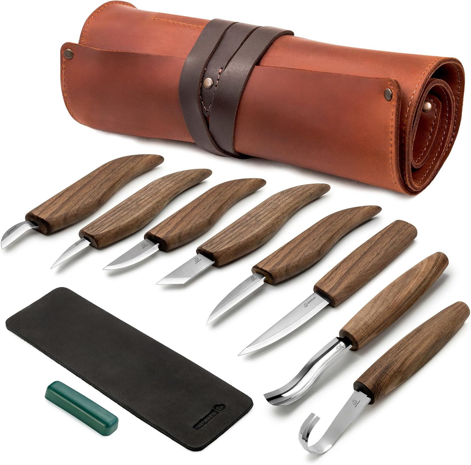 Deluxe Wood Carving Kit S18X - Complete Spoon and Whittling Tools Set