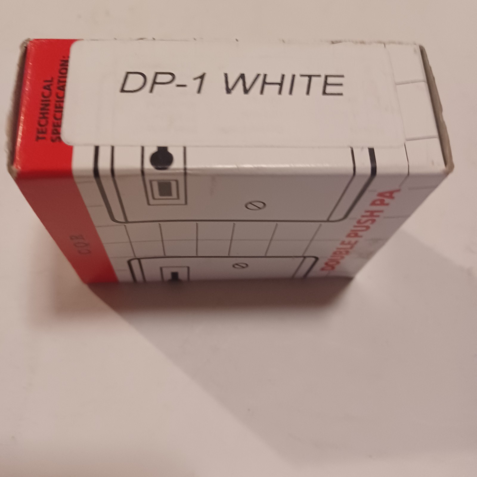 CQR DP-1 White Double Push PA Button - Panic Attack Button