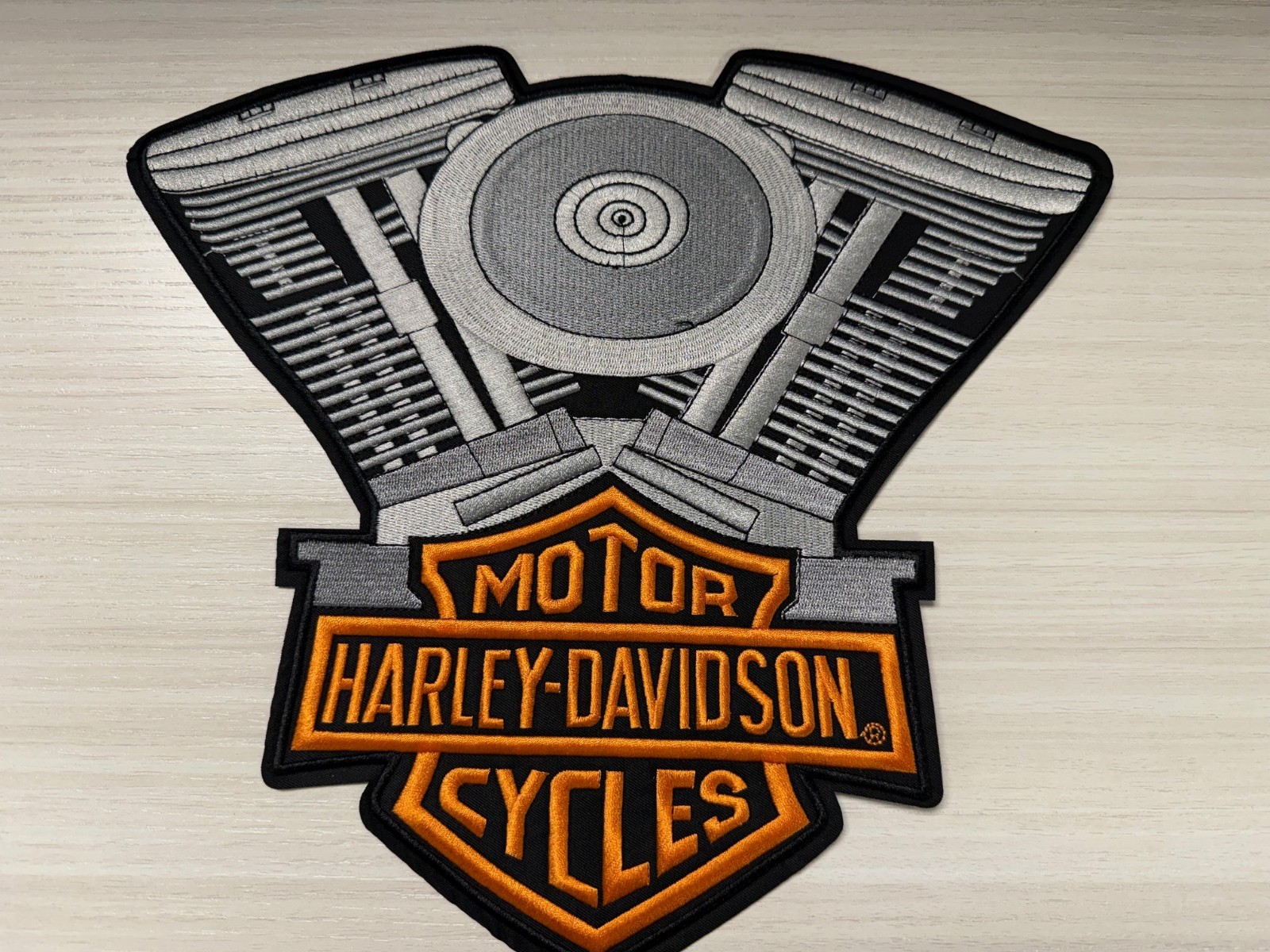 Harley-Davidson Jacket Patch 11" x 11" Iron-on or Stitch