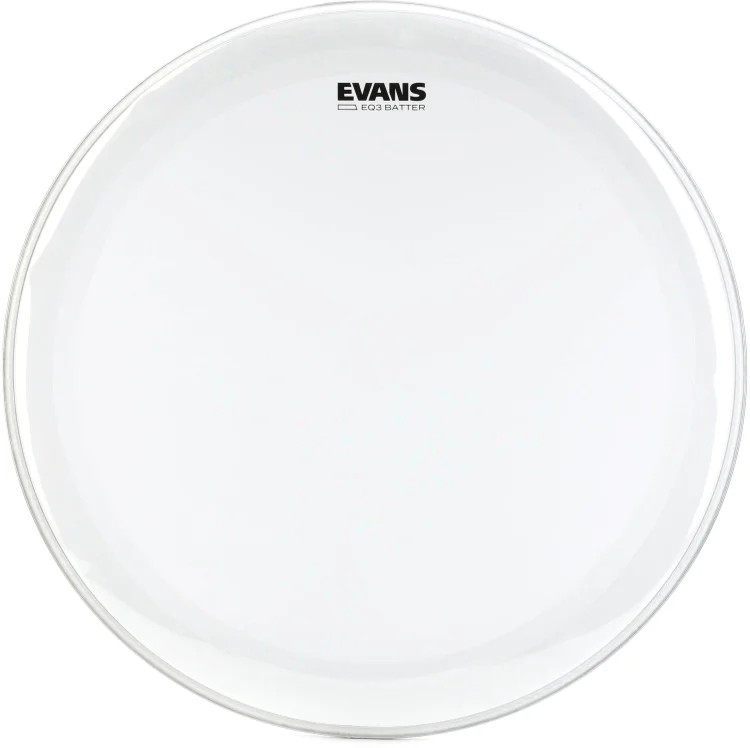 Evans EQ3 Clear Bass Drumhead - 24 inches