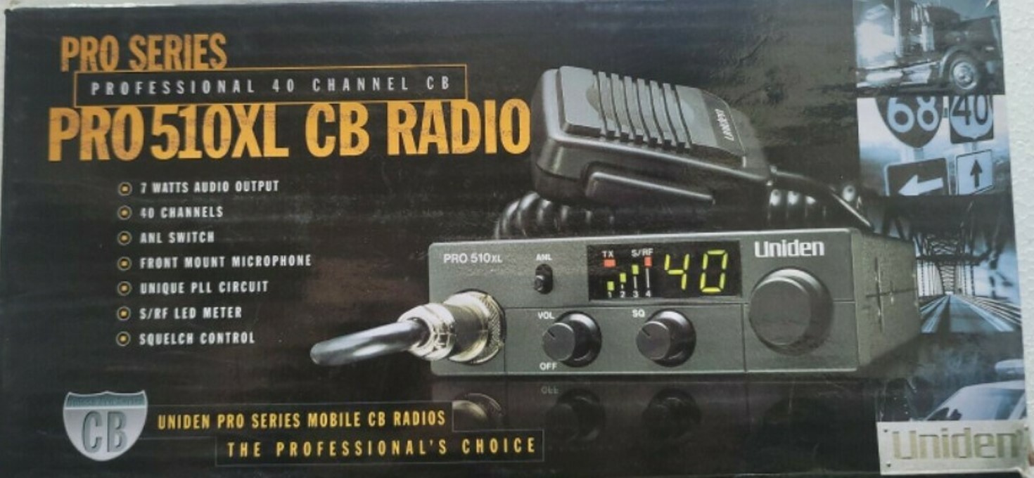 Uniden PRO510XL 40 Channel CB Radio / Base scanner ANL Switch and Squelch New