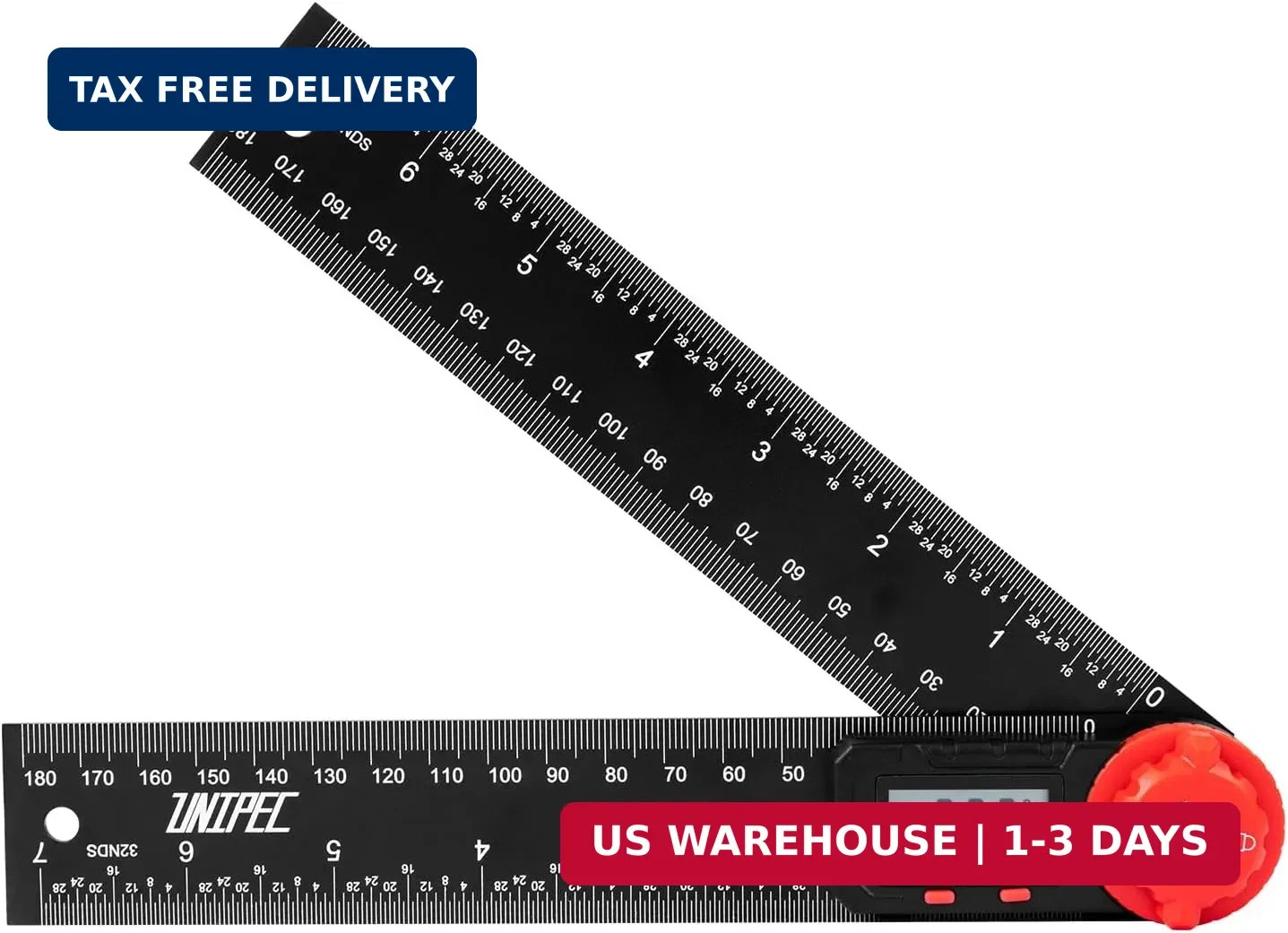 Digital Angle Finder Protractor, Angle Finder Ruler, 7inch 200mm 7inch/200mm, An