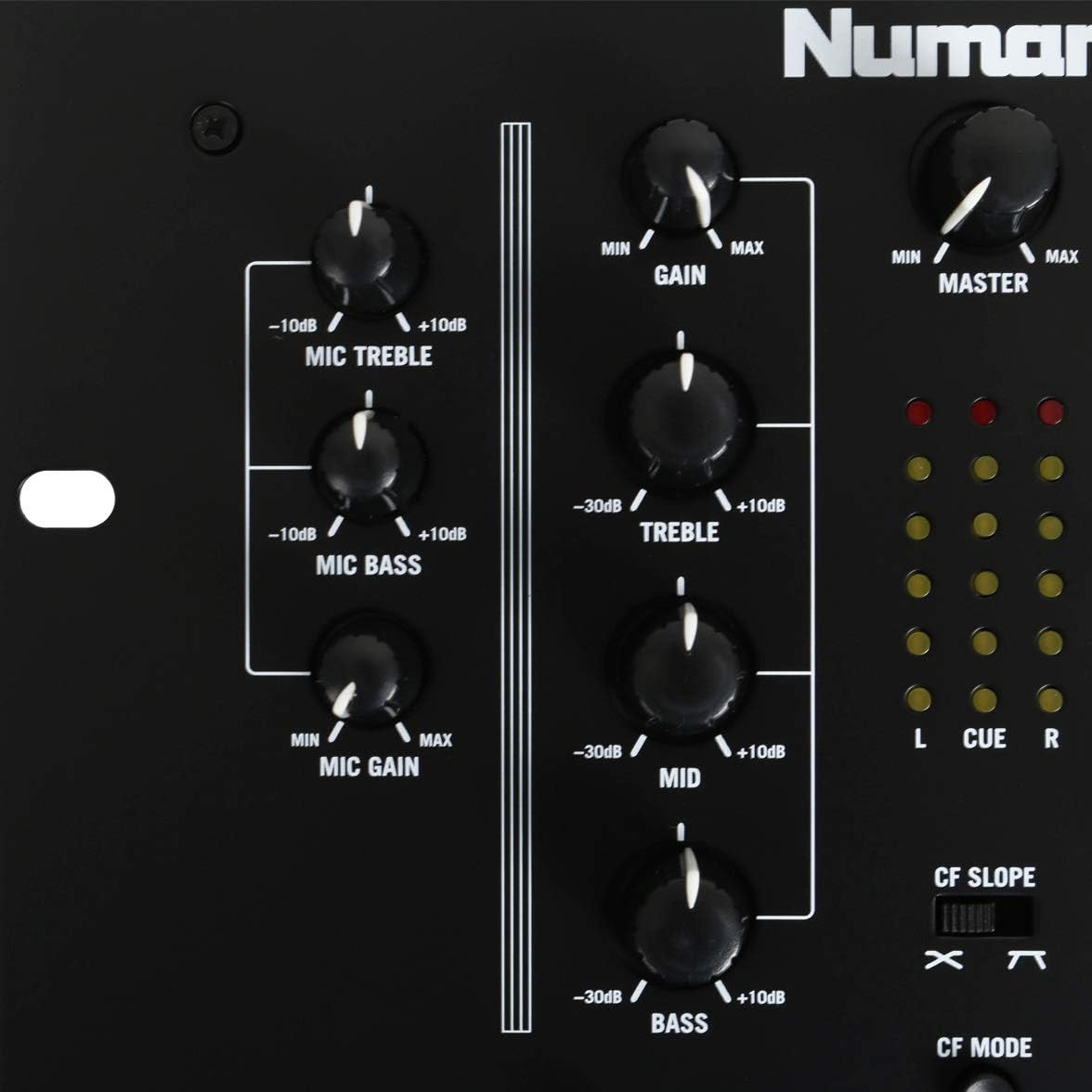 M2 - 2-Channel Scratch DJ Mixer, Rack Mountable with 3-Band EQ, Microphone Input