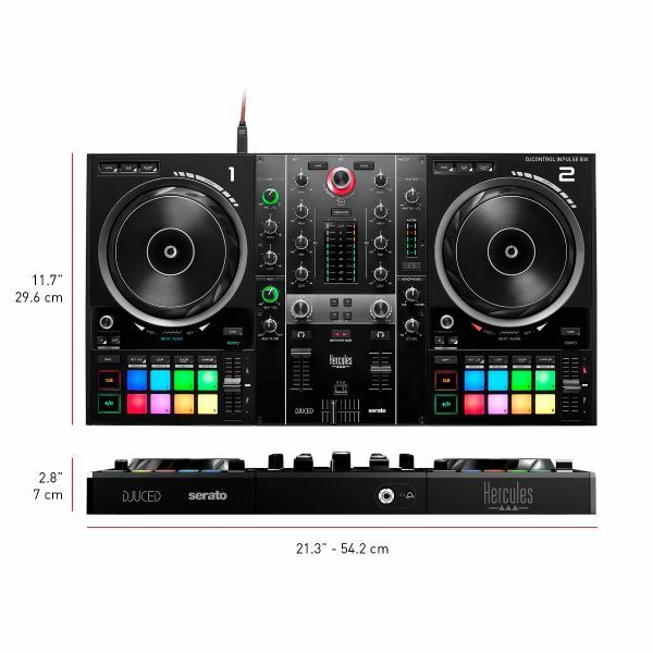 Hercules DJControl Inpulse 500 2-Channel DJ Controller w/ Built-In Interface