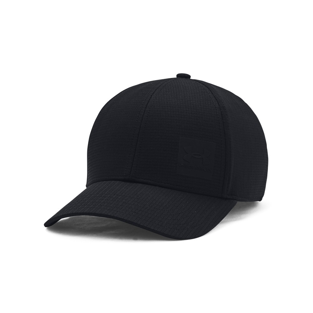 Under Armour 1383438 UA ArmourVent Stretch Fit Cap Hat, Black, Large/X-Large