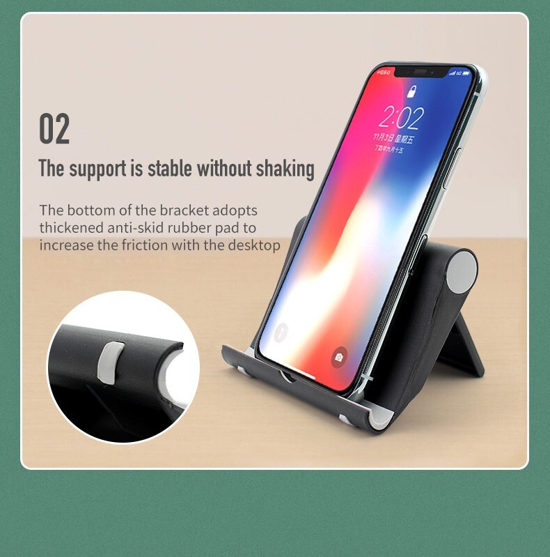2-Pack For Universal Foldable Cell Phone Tablet Desk Stand Holder Mount Cradle