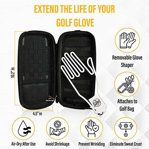 Accessory Case - Golf Bag Organizer. Airtight, Water-Resistant, Protective Grey