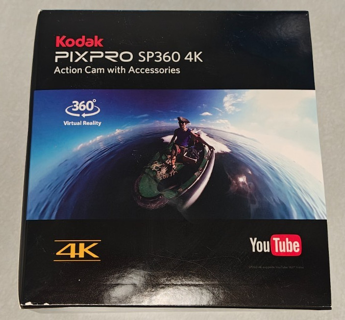 ****NEW**** Kodak Pixpro SP360 4K Action Cam DUAL PRO PACK with Accessory bundle