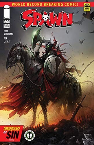 SPAWN #309 NEAR MINT 1st APPEARANCE NEW GUNSLINGER SPAWN 2020 MATTINA COVER b-29