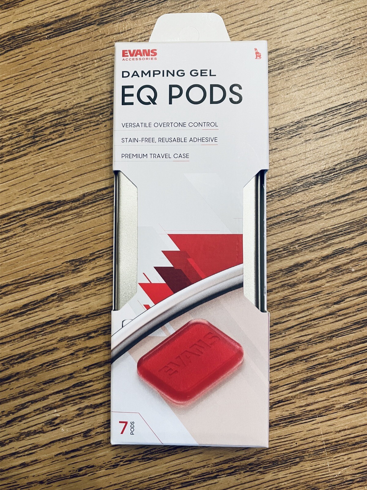 Evans Damping Gel EQ Poda Set of 7 with Reusable Premium Travel Case New