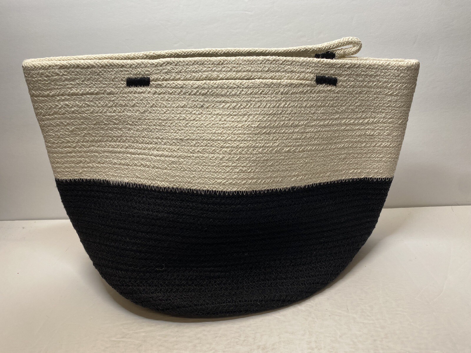 Mia Melange Foldable Cotton Basket