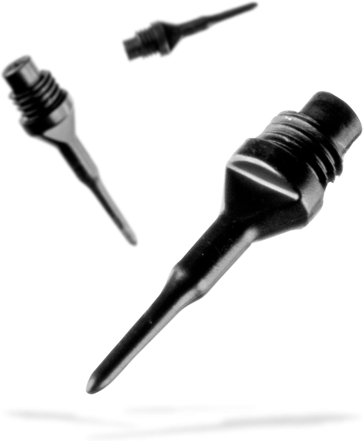 Viper Dart Accessory: Tufflex II 1/4" Thread Soft Tip Dart Points, Black (100...