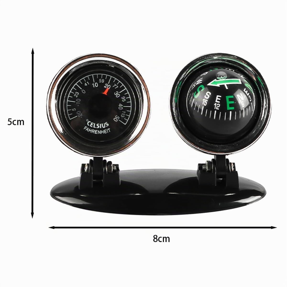 2in1 Autothermometer Compass, Outdoor, Vehicle Mount, Armatu...