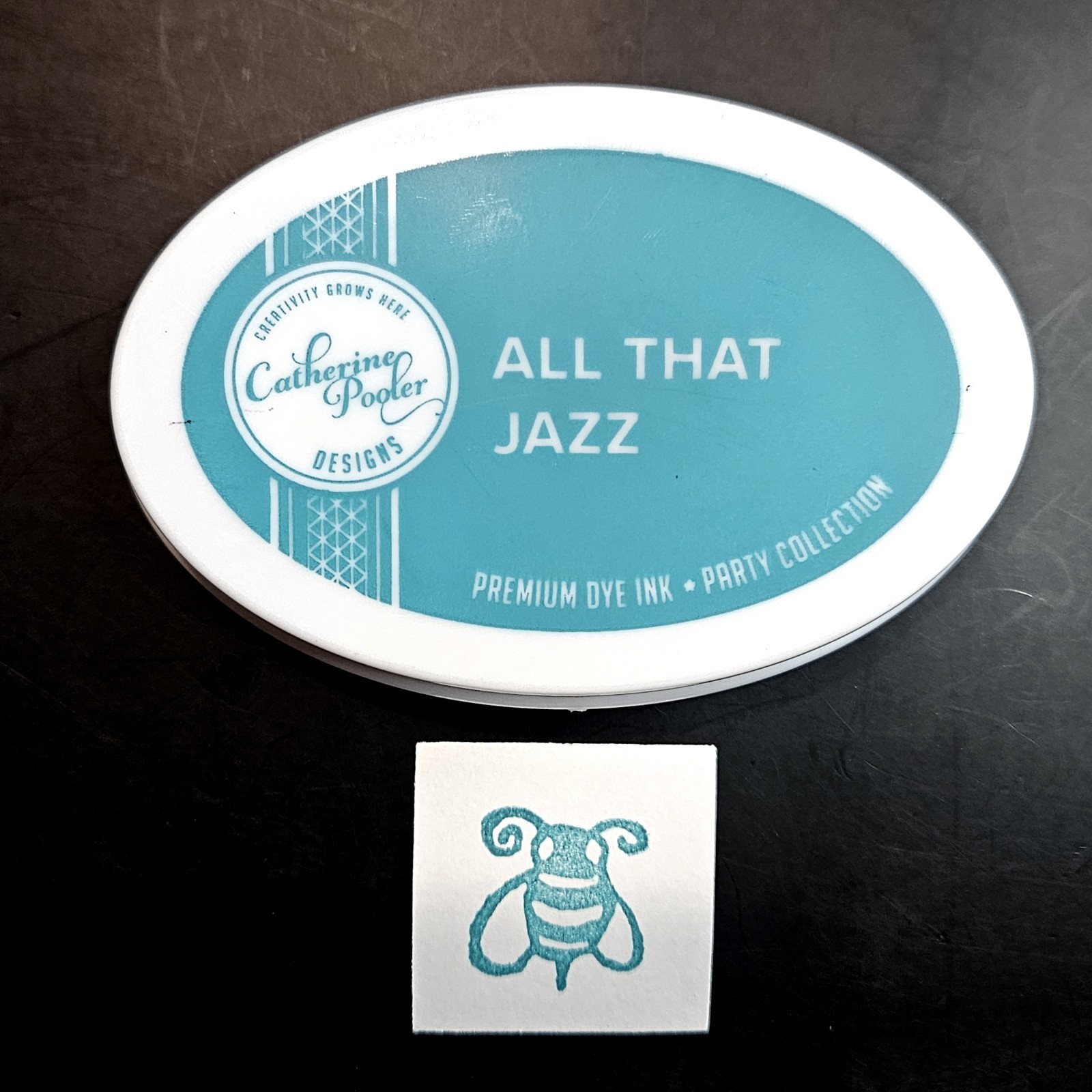 ALL THAT JAZZ Catherine Pooler Premium Dye Ink Pad Teal Green-Blue Aqua gt2