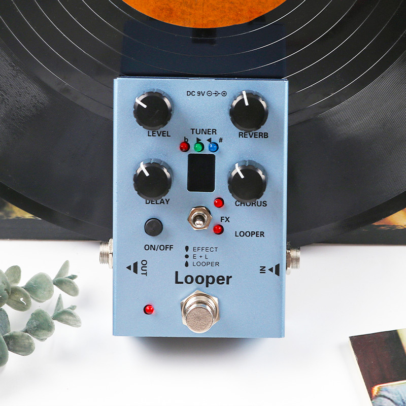 Looper Pedal Guitar Multi-Effect Pedals Looper Delay Chorus Reverb And Tuner