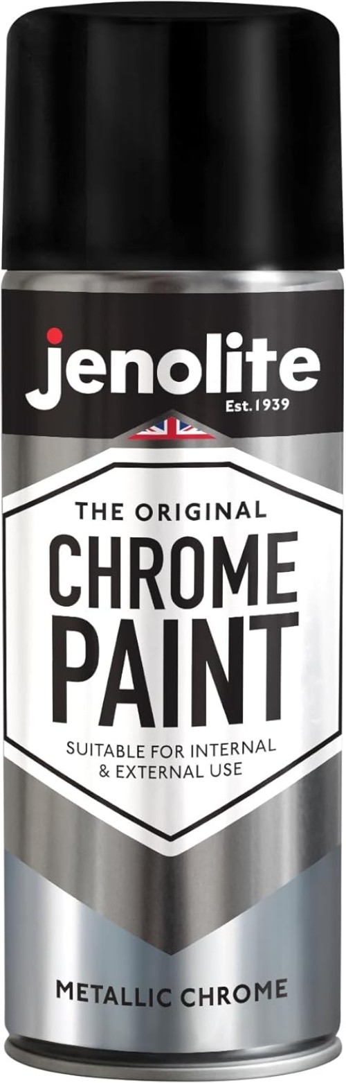 Chrome Spray Paint - Smooth Chrome Finish - Multi Surface Paint for Metal, Pl...