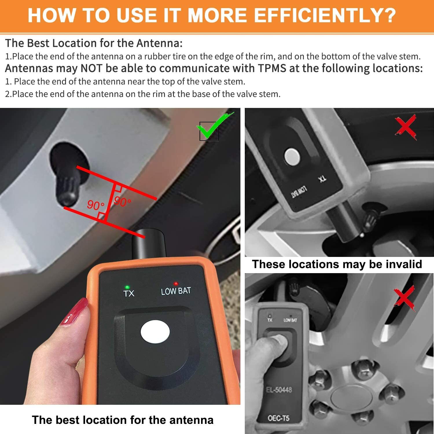 EL-50448 TPMS Relearn Learning Device For Holden GM Activation Training Reset